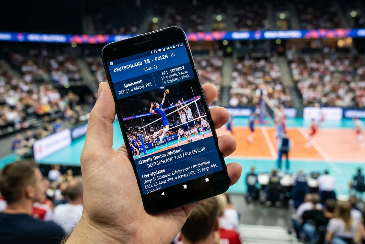 Live-Angebot und Streaming-Verfügbarkeit bei Volleyball Wettanbietern in Deutschland bewertet