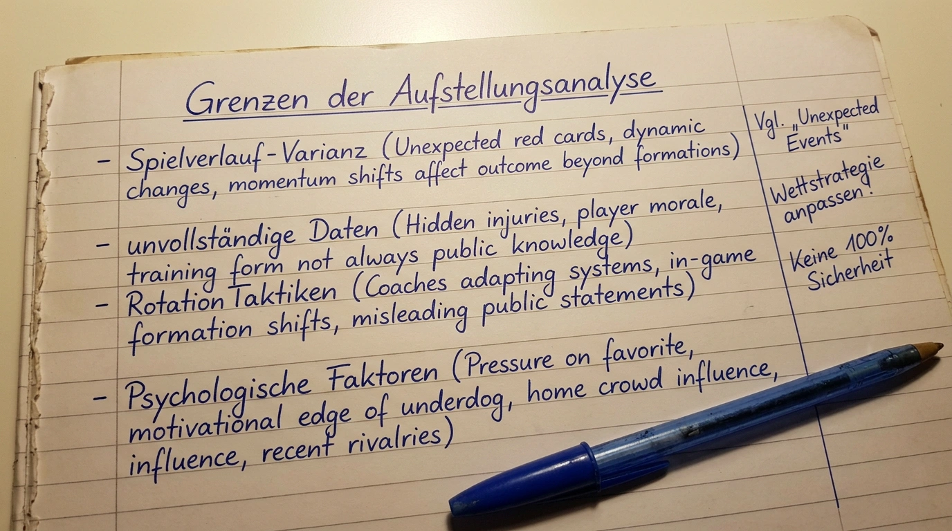 Grenzen der Volleyball Aufstellungsanalyse: Faktoren die trotz Kaderkenntnis unvorhersehbar bleiben