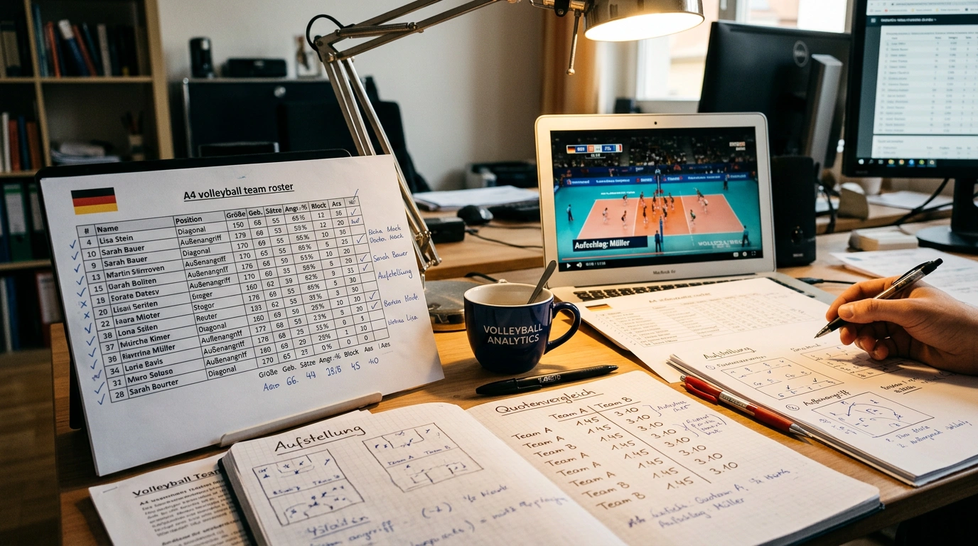 Analyse-Tipps für Volleyball Bundesliga Wetten. Aufstellung, Playoff-Dynamik und Quotenvergleich