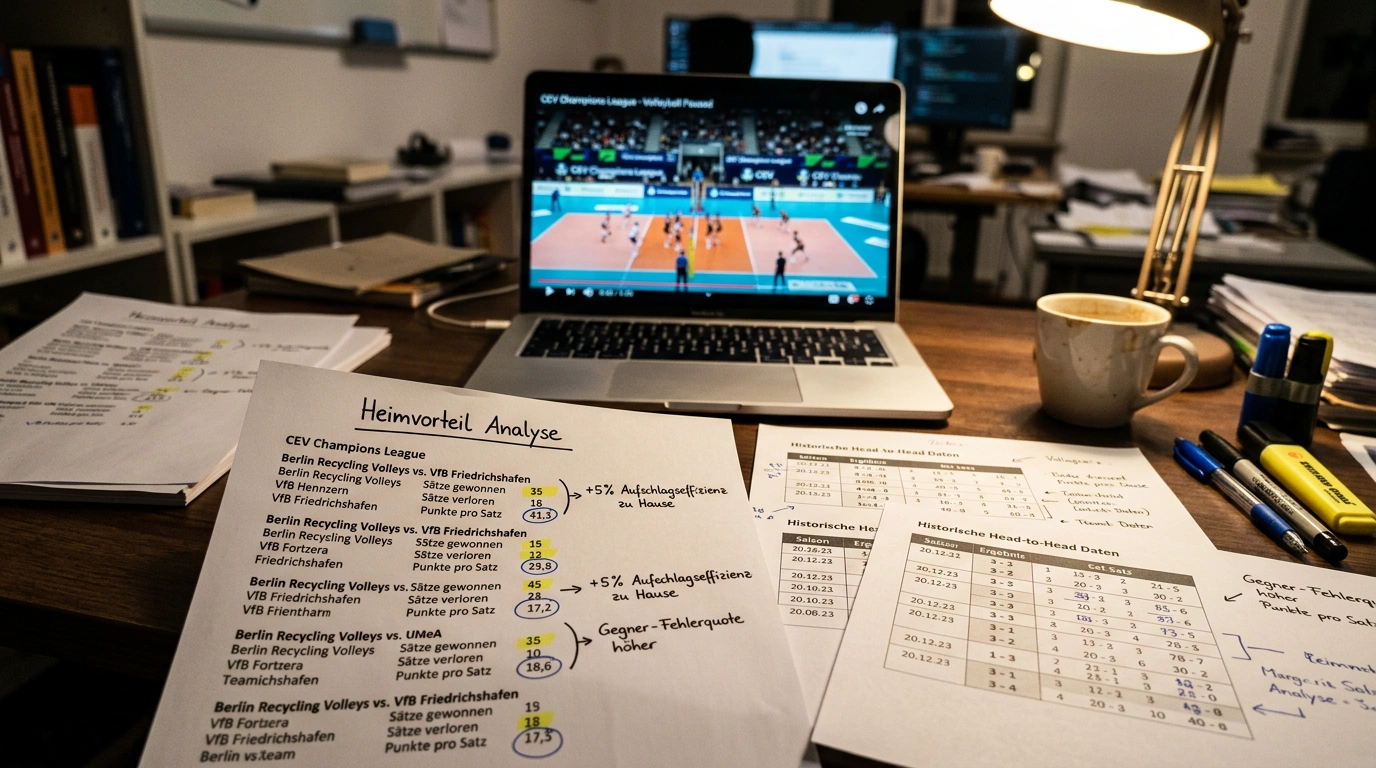 Tipps für CEV Champions League Wetten. Quotenvergleich, Heimvorteil und Gruppenphase-Analyse