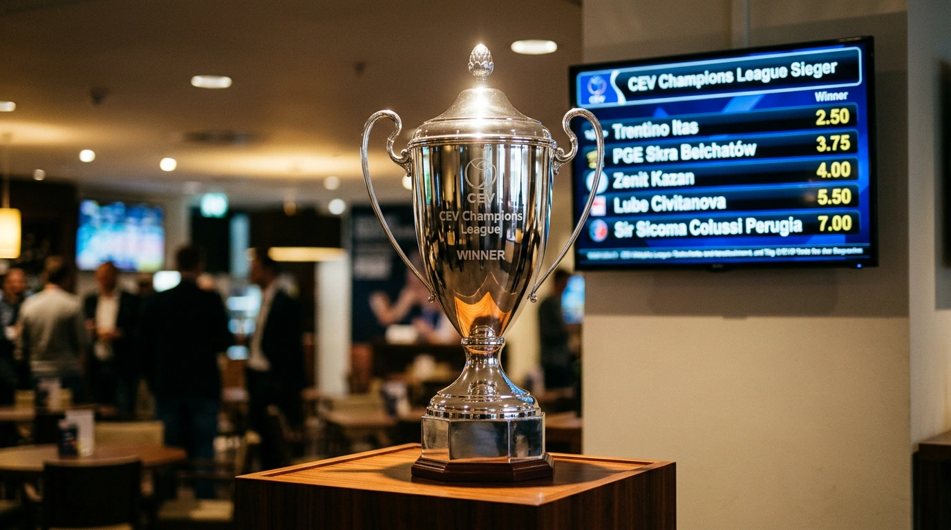 Outright-Wetten auf den CEV Champions League Sieger, optimaler Zeitpunkt und Quotenentwicklung