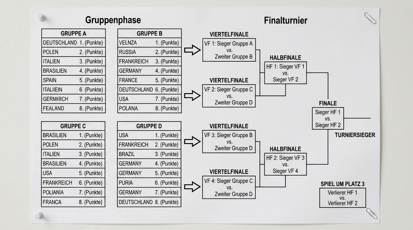 VNL-Spielplan. Vorrunden-Spielwochen und Finalturnier im Überblick