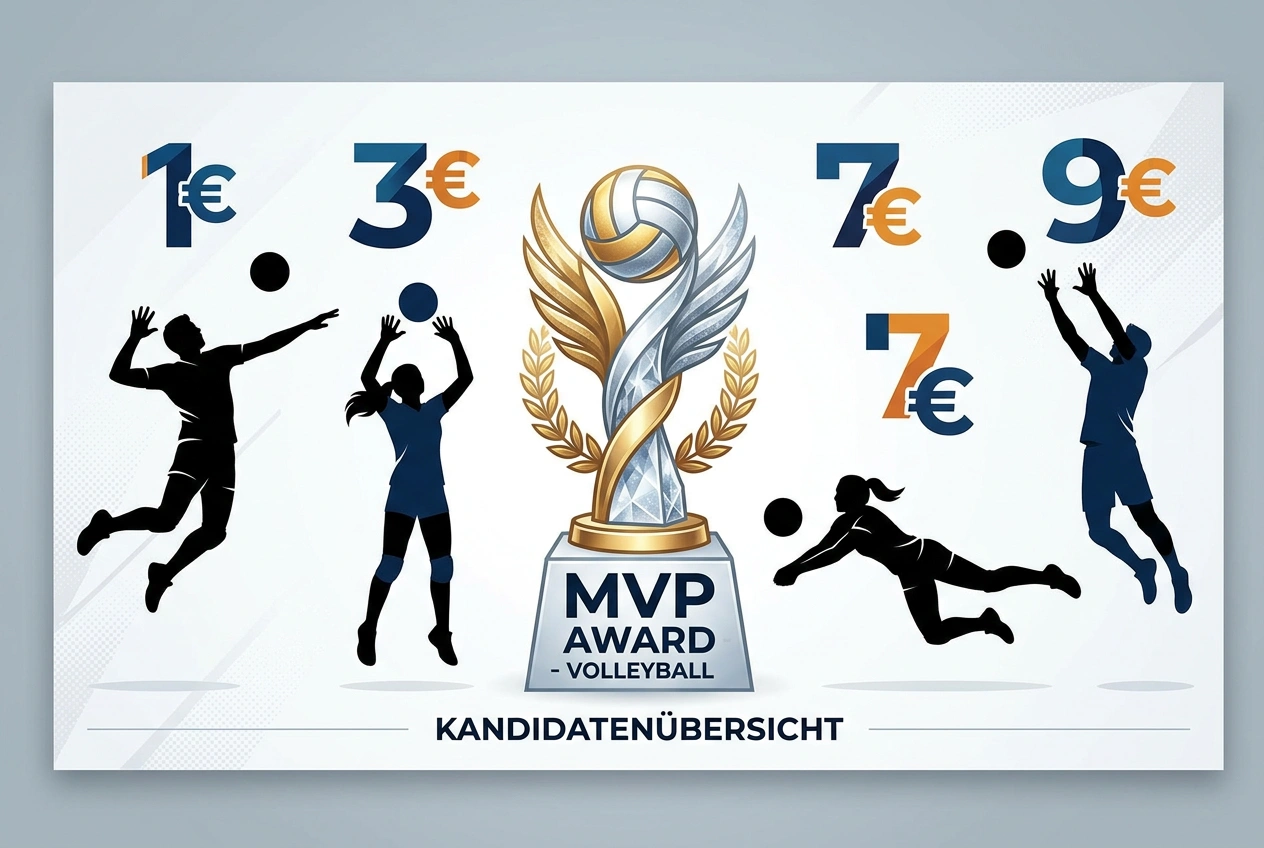 MVP Wetten Volleyball Quoten CEV Champions League Nations League Buchmacher Markttiefe