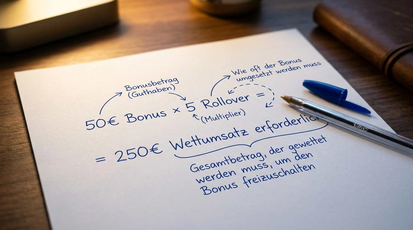 Rollover-Bedingungen bei Volleyball-Wetten Bonusangeboten erklärt und berechnet