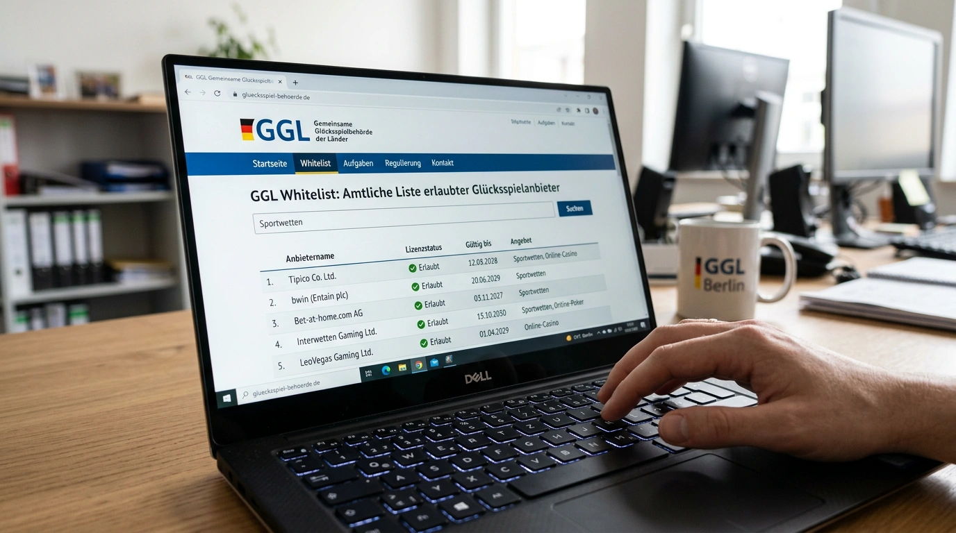 GGL-Whitelist prüfen für legale Volleyball-Wettanbieter in Deutschland