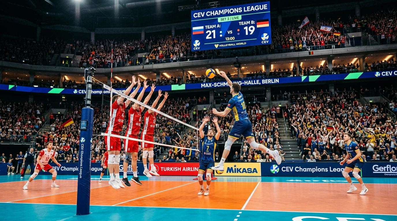 CEV-Wettbewerbe auf der GGL-Liste zugelassener Volleyball-Events für deutsche Wetter